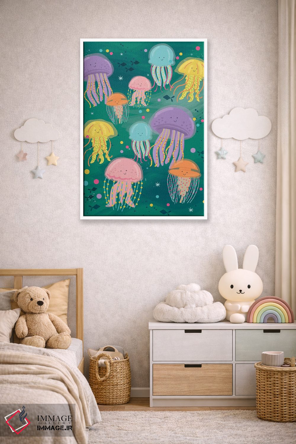 تابلو دکوراتیو زیر دریا؛ ساحلی و دریانوردی ۲ اثر لیزا وایت باتن - D4W