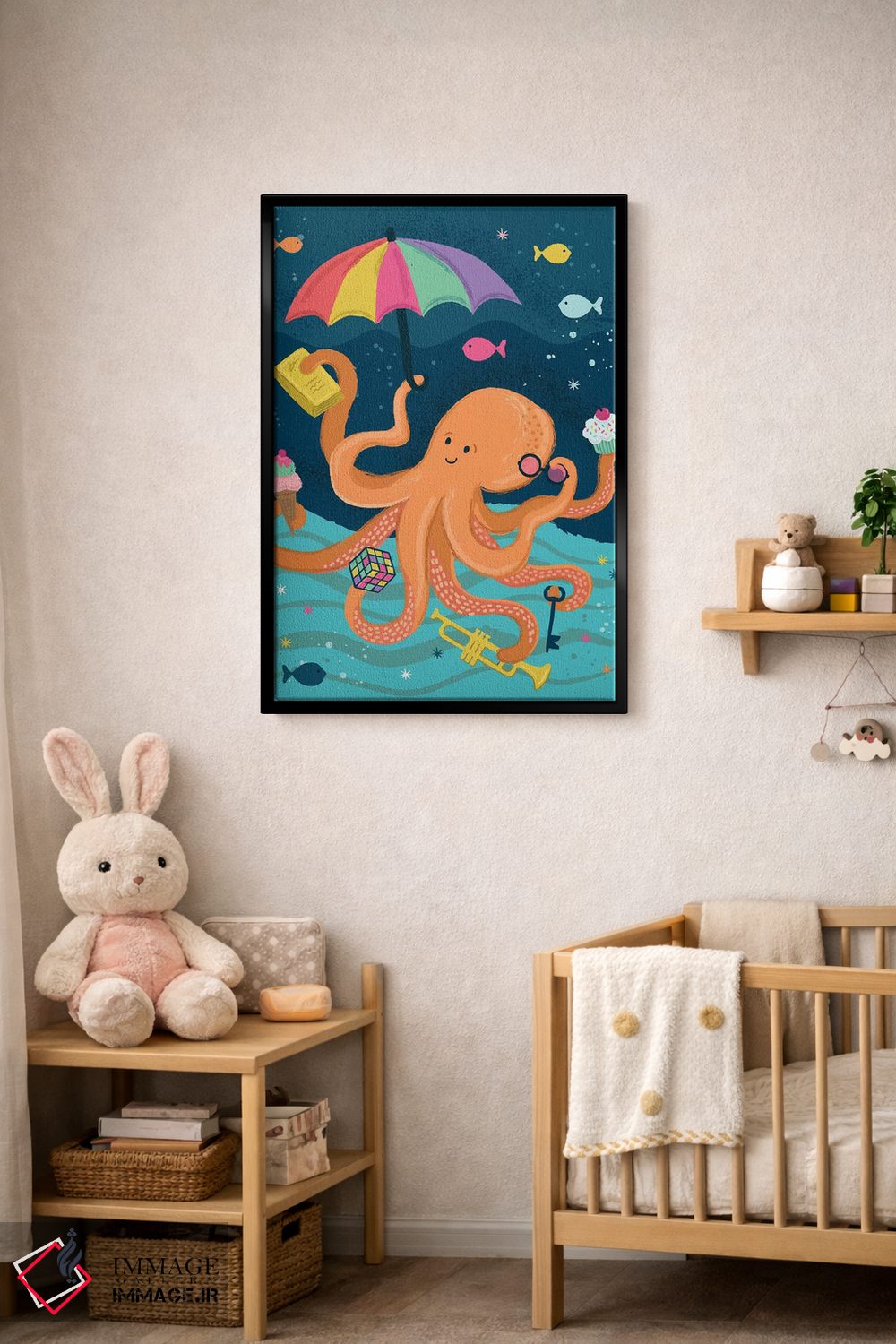 تابلو دکوراتیو زیر دریا؛ ساحلی و دریانوردی ۳ اثر لیزا وایت باتن - D5B