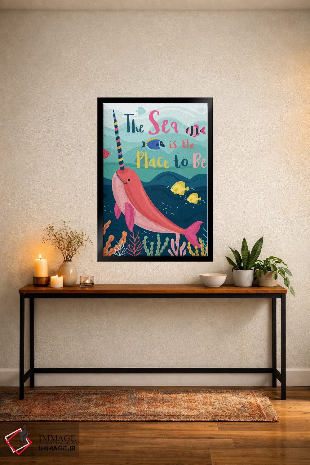 تابلو دکوراتیو زیر دریا؛ ساحلی و دریانوردی ۱ اثر لیزا وایت باتن - D5B