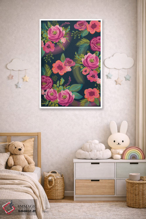 تابلو دکوراتیو قول گل های هرروزه ۱ اثر لیزا وایت باتن - D3W