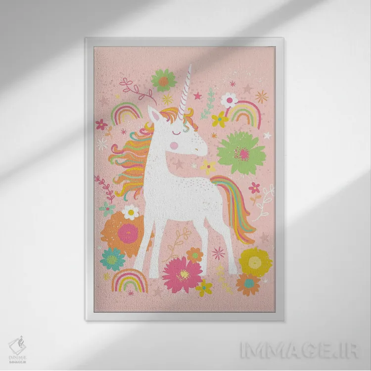 تابلو دکوراتیو نوجوان ۳ اثر لیزا وایت باتن - نمای قابدار سفید