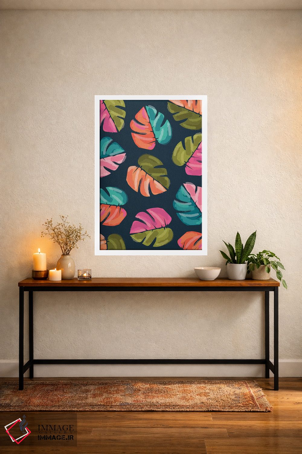 تابلو دکوراتیو قول گل های هرروزه ۴ اثر لیزا وایت باتن - D3W