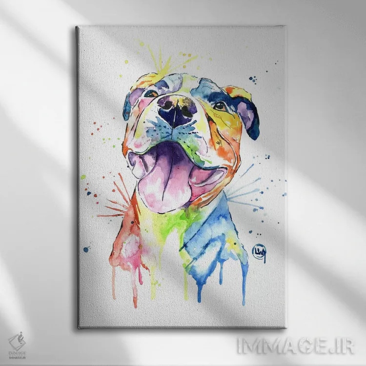 تابلو دکوراتیو سوی نرم تر اثر لیزا وایت هاوس - نمای روبهرو روی دیوار