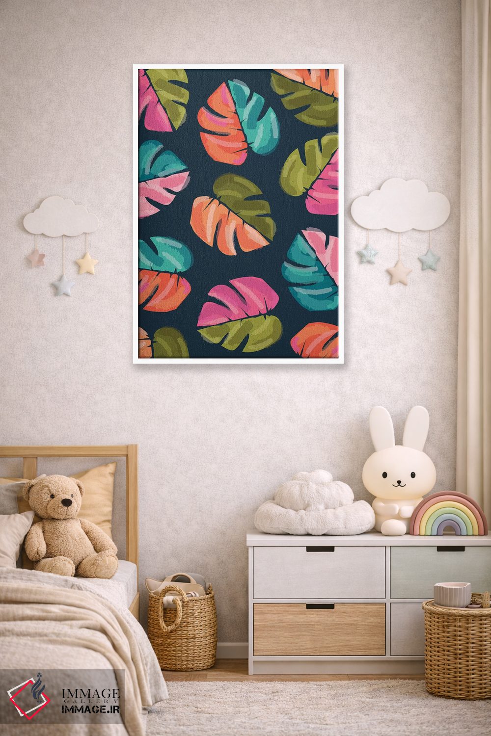 تابلو دکوراتیو قول گل های هرروزه ۴ اثر لیزا وایت باتن - D4W