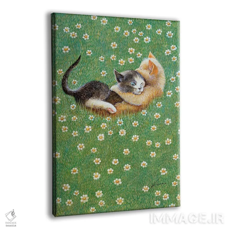 تابلو دکوراتیو جورج و الکسیکس اثر لوول هررو - نمای پرسپکتیو محصول