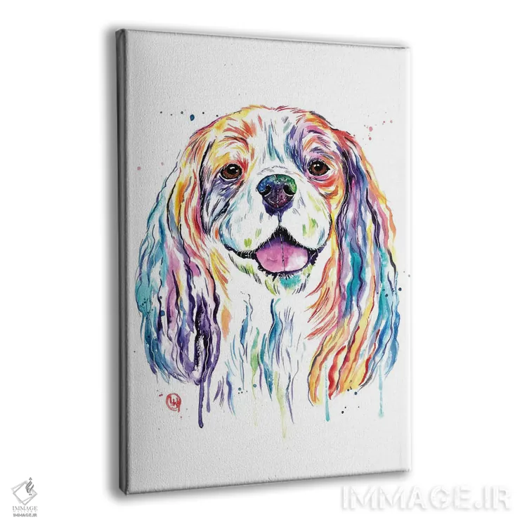 تابلو دکوراتیو کاوالیر اثر لیزا وایت هاوس - نمای پرسپکتیو محصول