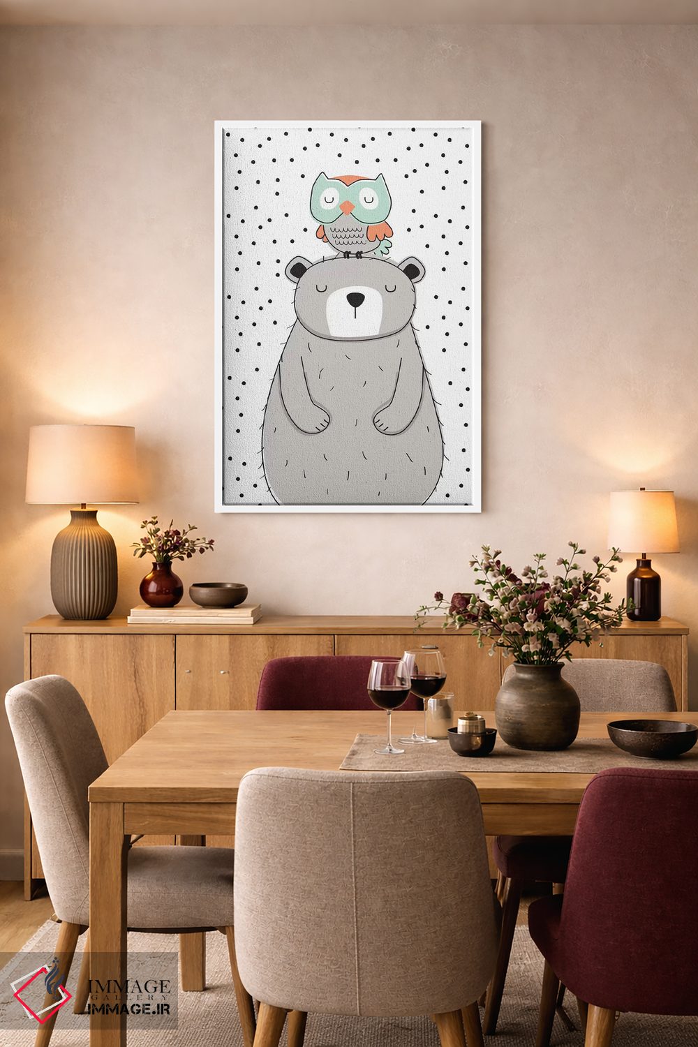 تابلو دکوراتیو آفتاب کوچولو ۵ اثر لیزا وایت باتن - D6W