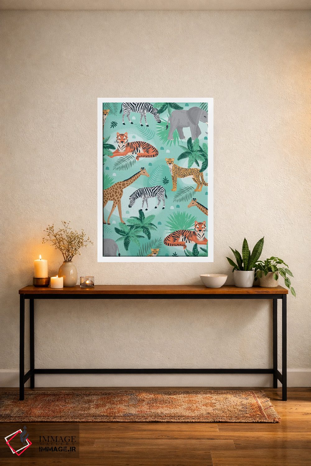 تابلو دکوراتیو ساوانای جنگلی هرروزه ۱ اثر لیزا وایت باتن - D4W