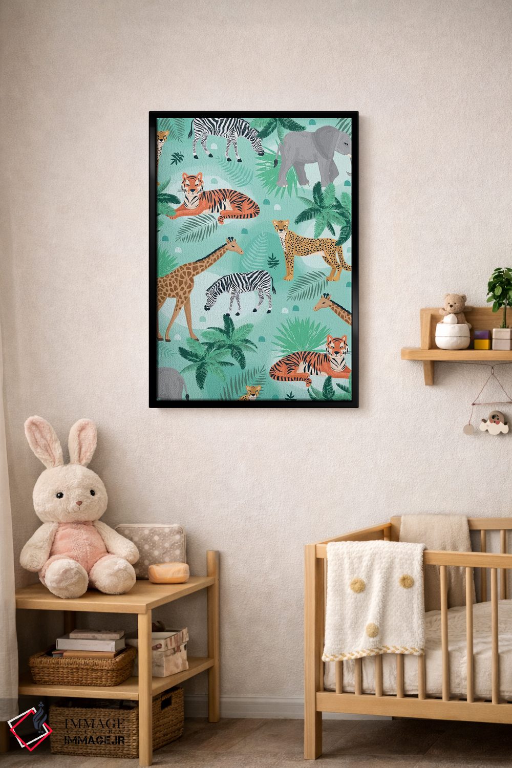 تابلو دکوراتیو ساوانای جنگلی هرروزه ۱ اثر لیزا وایت باتن - D5B