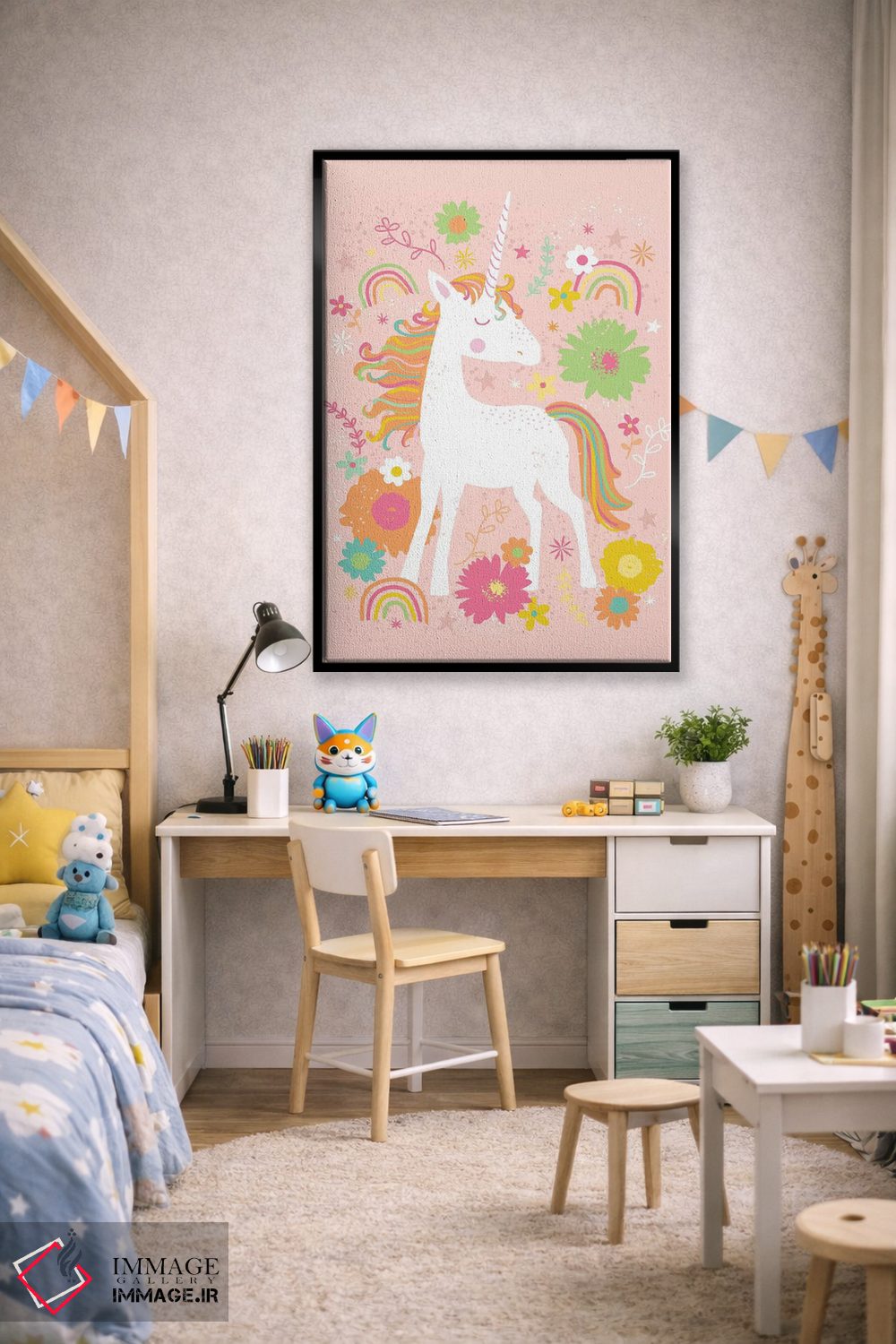 تابلو دکوراتیو نوجوان ۳ اثر لیزا وایت باتن - D2B