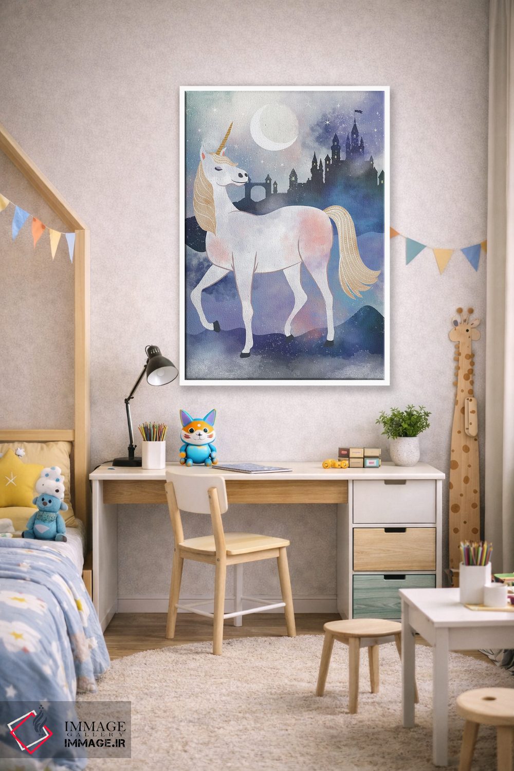 تابلو دکوراتیو تک شاخ افسون شده ۱ اثر لیزا وایت باتن - D1W