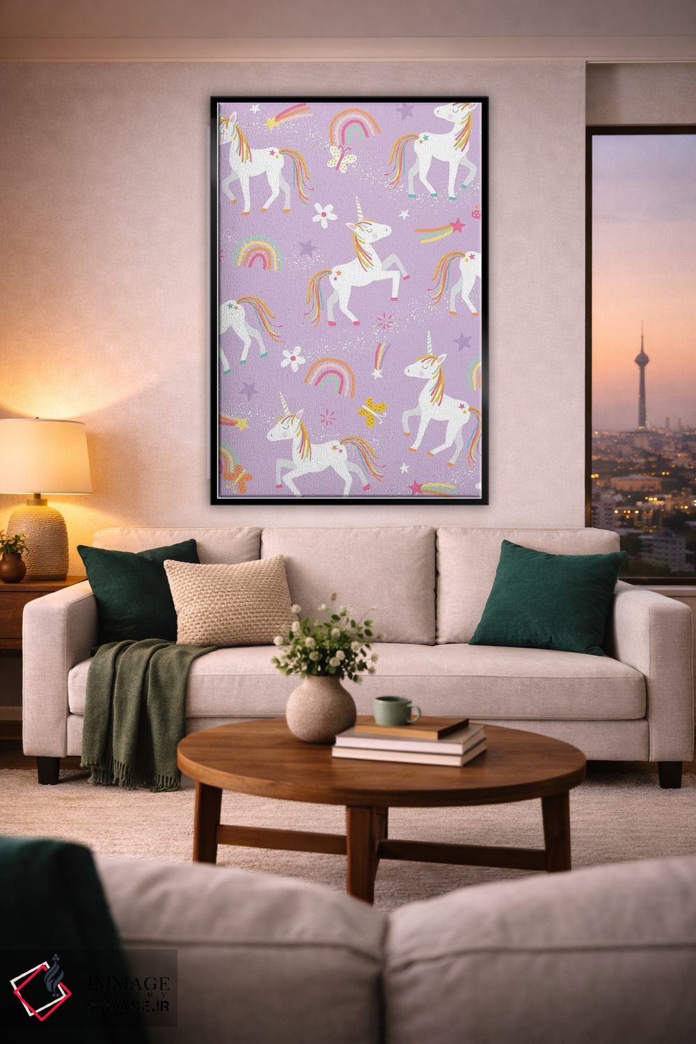 تابلو دکوراتیو نوجوان ۴ اثر لیزا وایت باتن - D2B