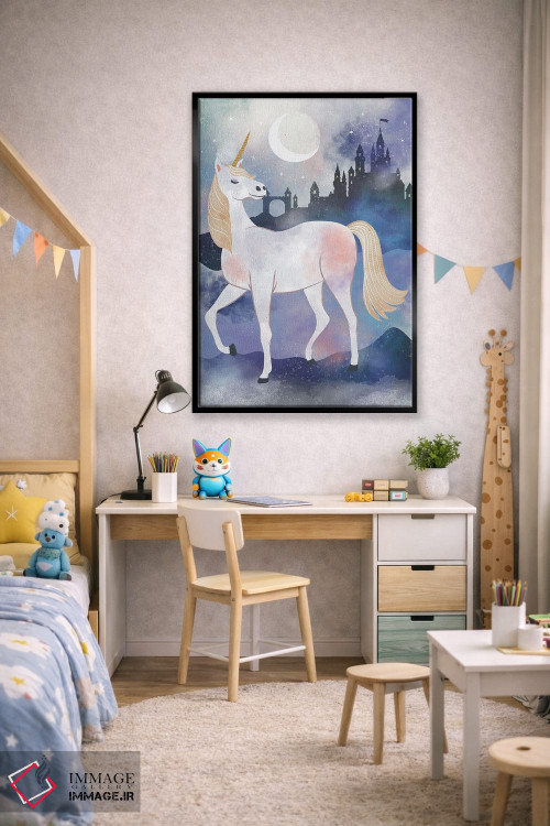 تابلو دکوراتیو تک شاخ افسون شده ۱ اثر لیزا وایت باتن - D2B