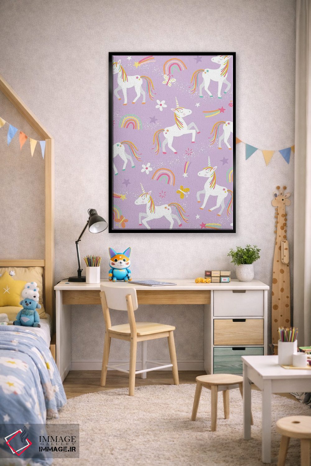 تابلو دکوراتیو نوجوان ۴ اثر لیزا وایت باتن - D3B