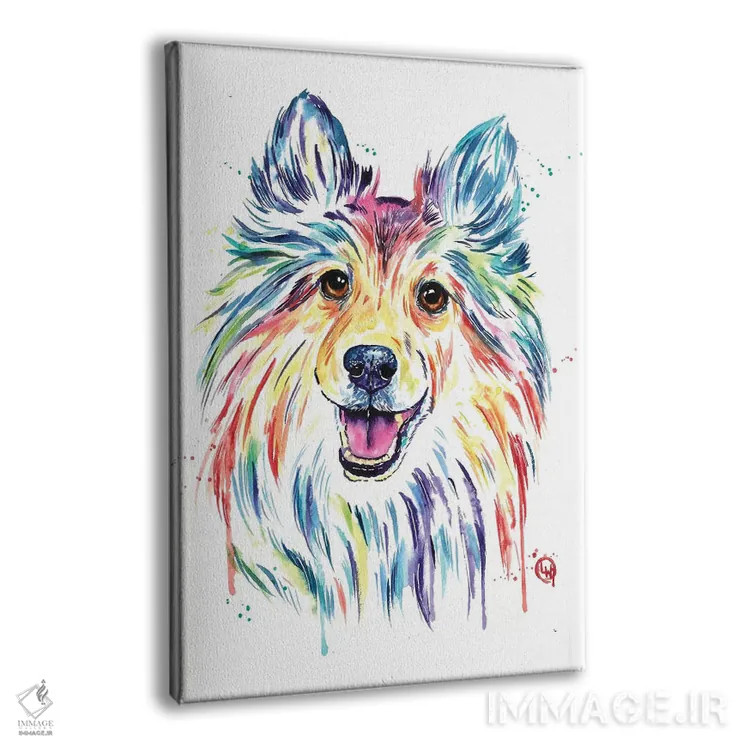 تابلو دکوراتیو شلتی اثر لیزا وایت هاوس - نمای پرسپکتیو محصول