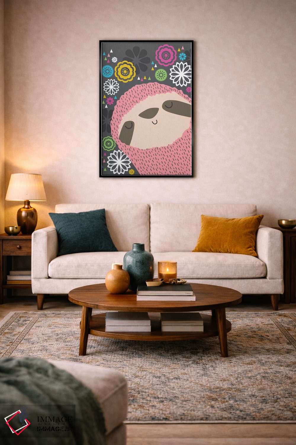 تابلو دکوراتیو چشم روشن اثر لیزا وایت باتن - D5B