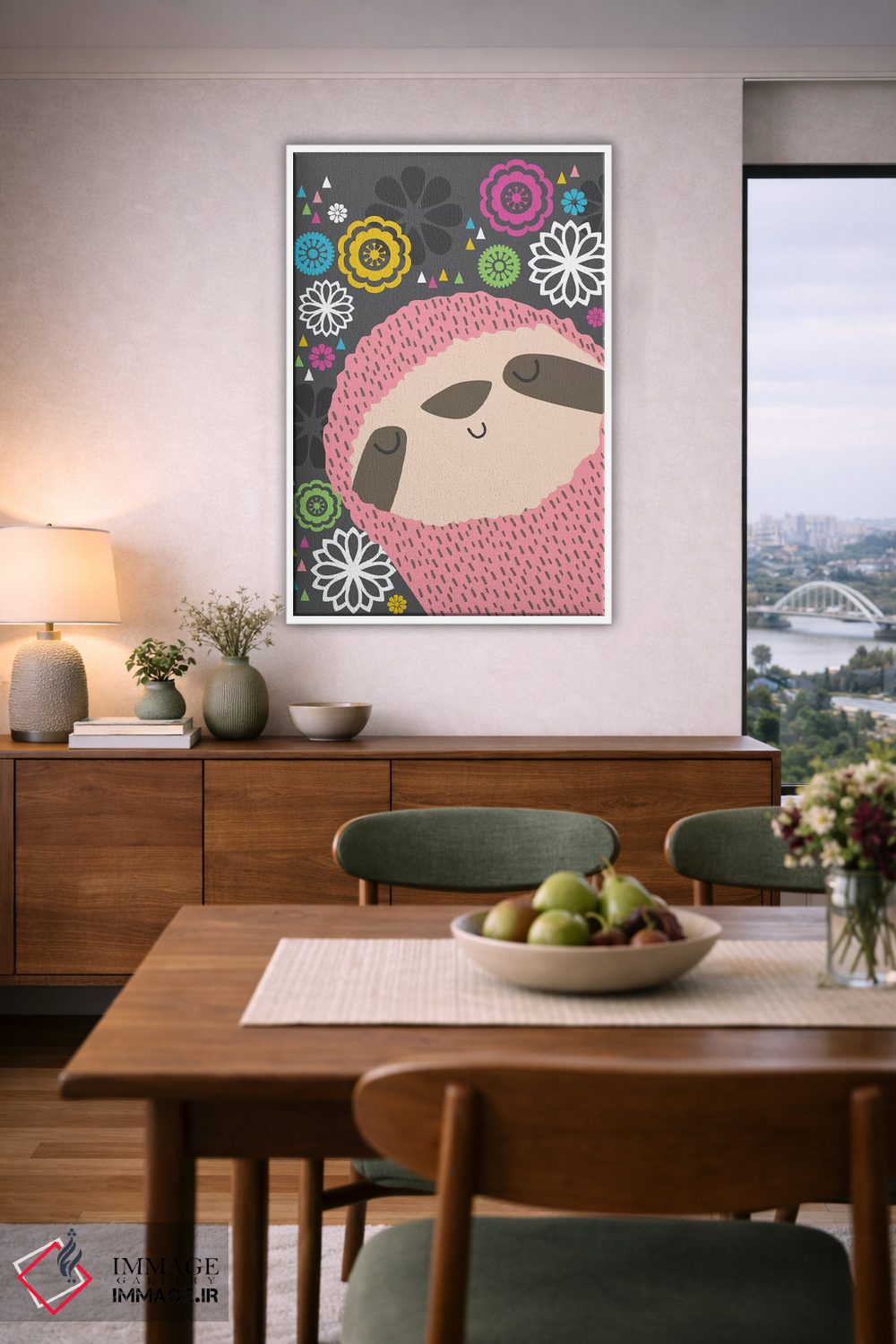 تابلو دکوراتیو چشم روشن اثر لیزا وایت باتن - D6W