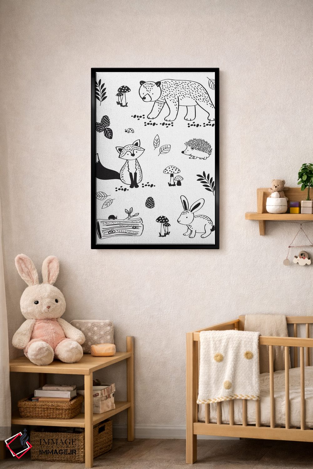 تابلو دکوراتیو جنگل نوجوانان ۲ اثر لیزا وایت باتن - D6B