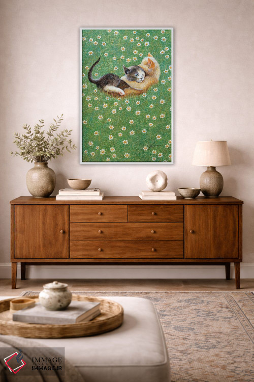 تابلو دکوراتیو جورج و الکسیکس اثر لوول هررو - D1W