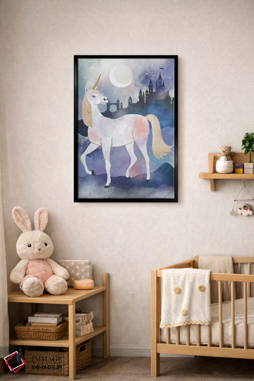 تابلو دکوراتیو تک شاخ افسون شده ۱ اثر لیزا وایت باتن - D5B