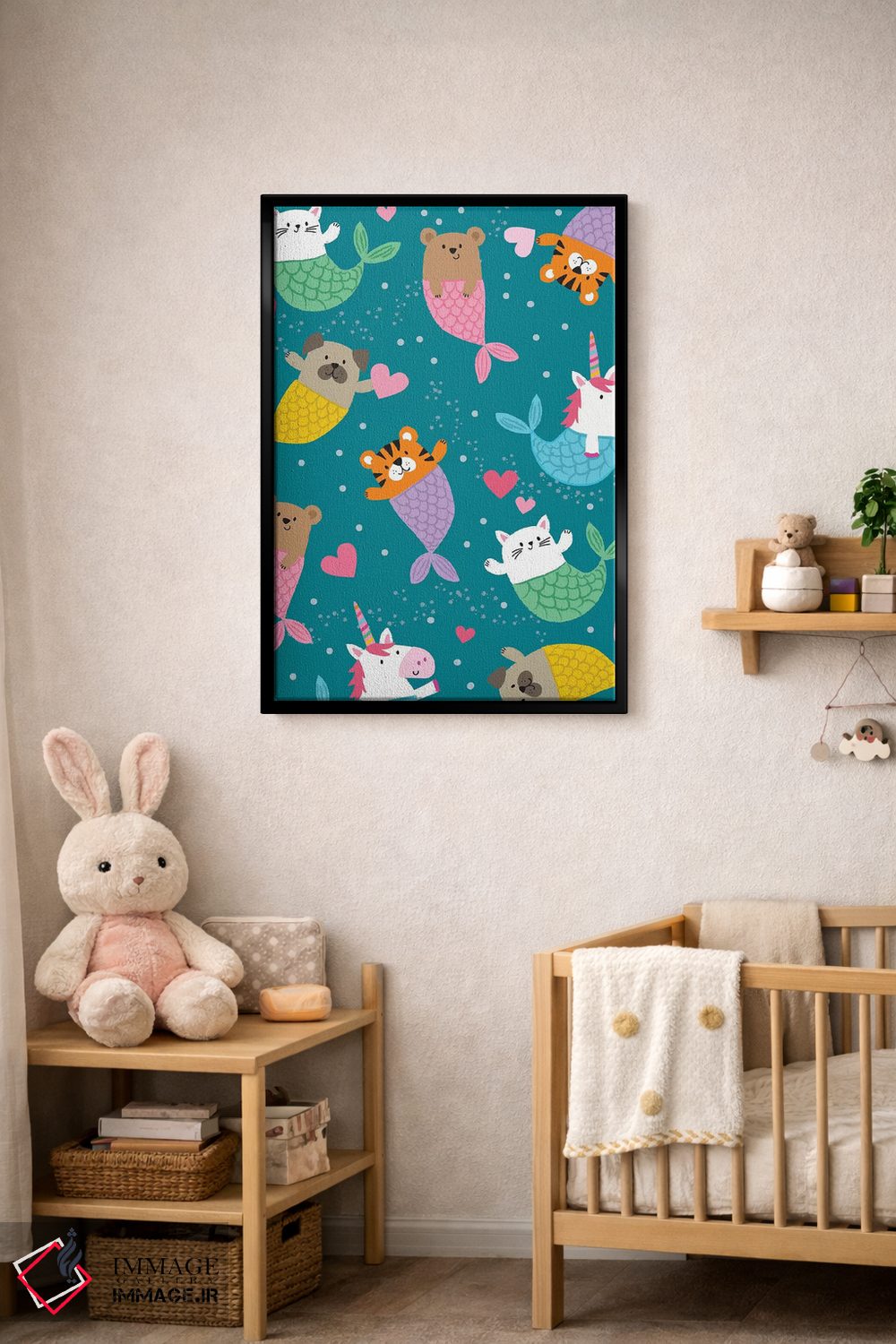 تابلو دکوراتیو نوجوان ۱ اثر لیزا وایت باتن - D5B