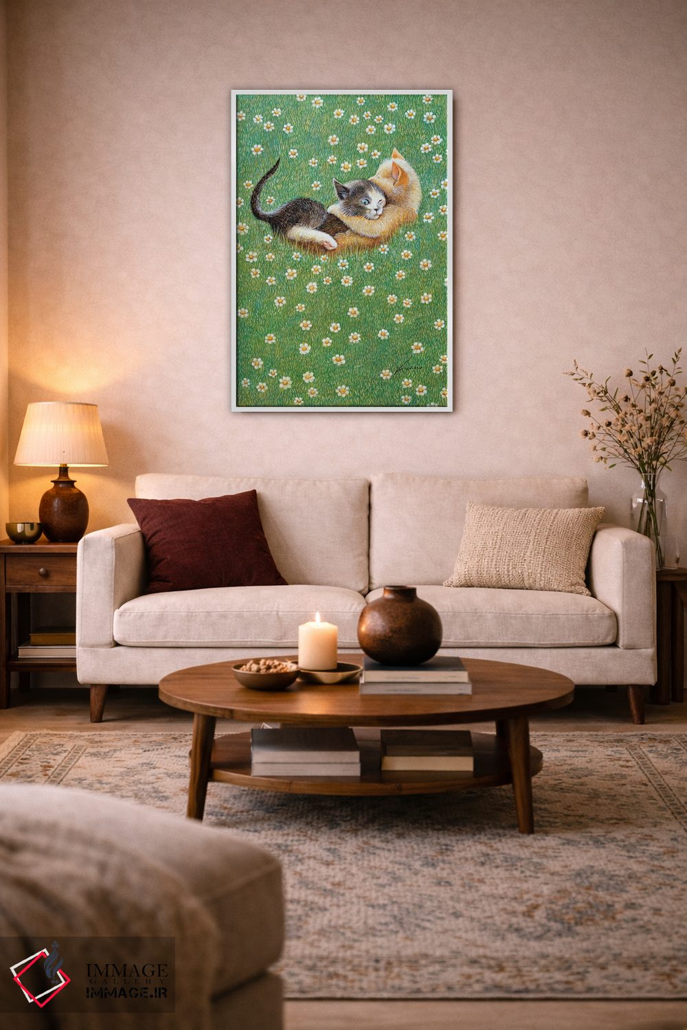 تابلو دکوراتیو جورج و الکسیکس اثر لوول هررو - D2W