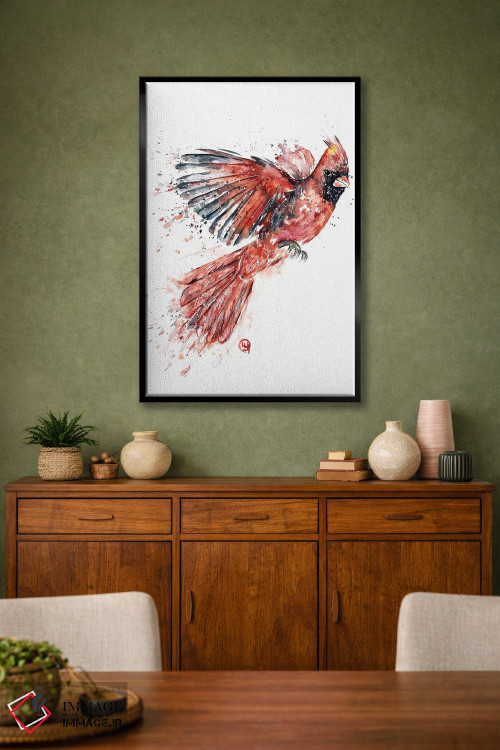 تابلو دکوراتیو کارباورال اثر لیزا وایت هاوس - D2B