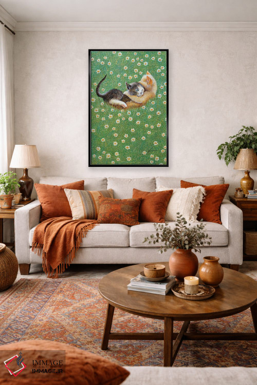 تابلو دکوراتیو جورج و الکسیکس اثر لوول هررو - D3B