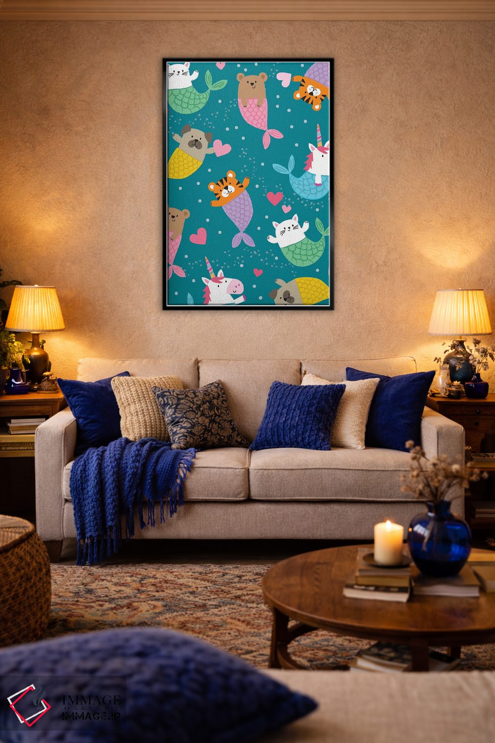 تابلو دکوراتیو نوجوان ۱ اثر لیزا وایت باتن - D6B