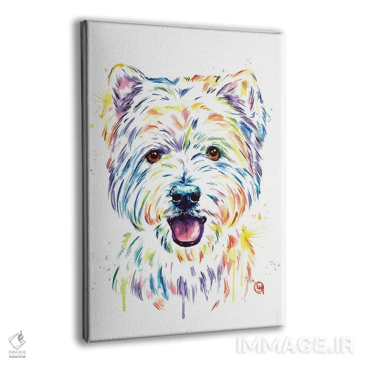 تابلو دکوراتیو وستی اثر لیزا وایت هاوس - نمای پرسپکتیو محصول