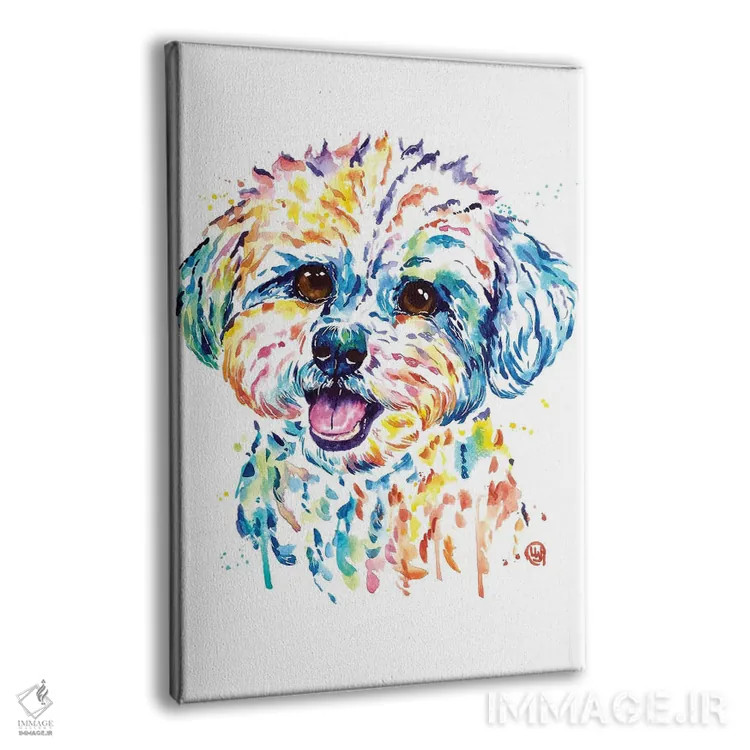 تابلو مدرن بیشون اثر لیزا وایت هاوس - نمای پرسپکتیو محصول