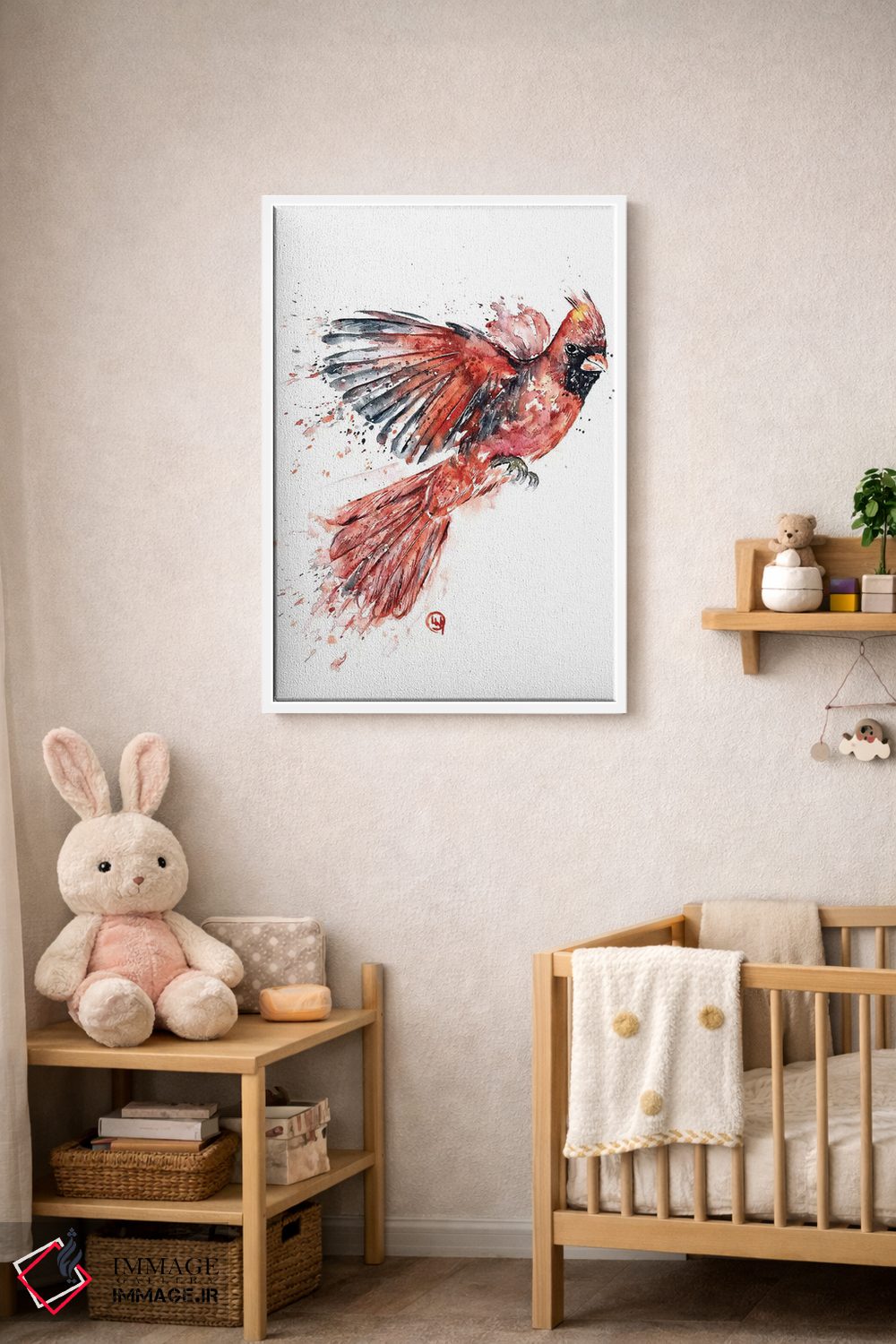 تابلو دکوراتیو کارباورال اثر لیزا وایت هاوس - D3W