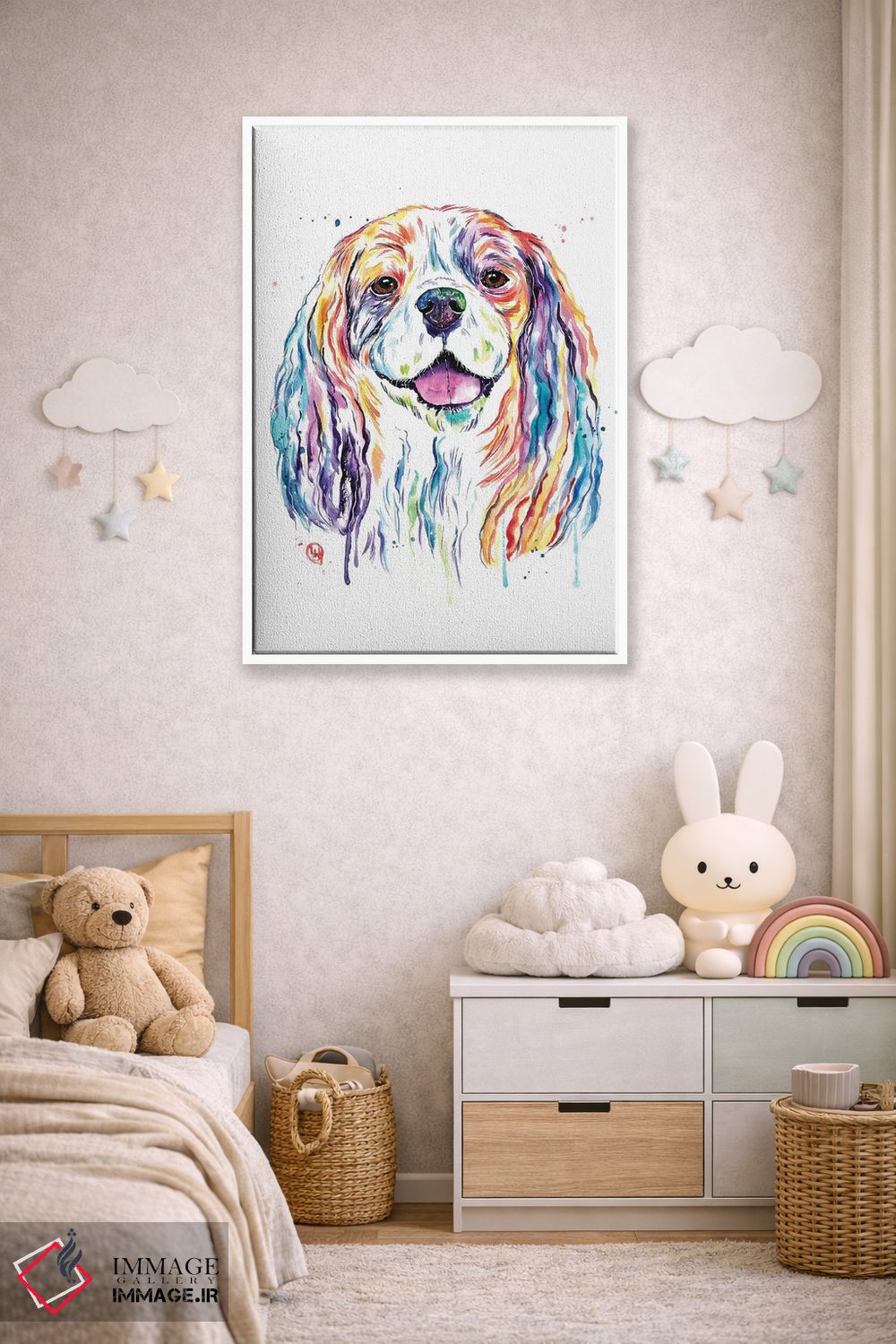 تابلو دکوراتیو کاوالیر اثر لیزا وایت هاوس - D3W