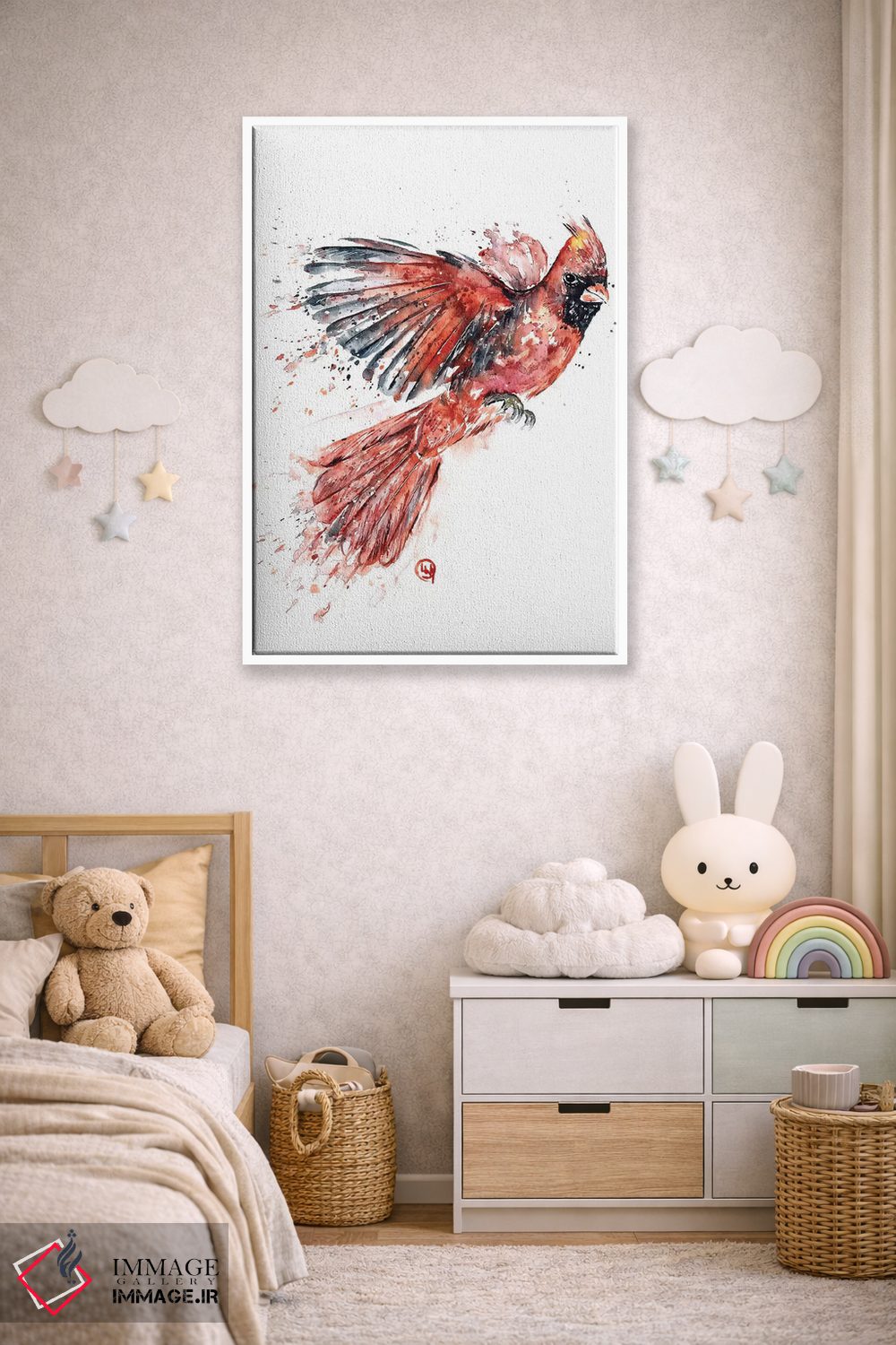 تابلو دکوراتیو کارباورال اثر لیزا وایت هاوس - D4W