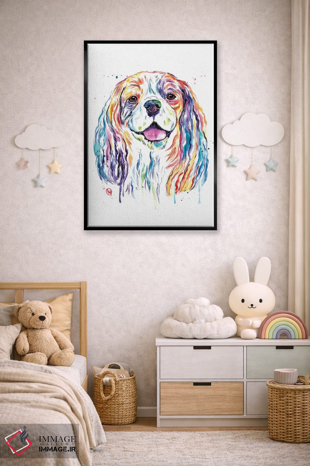 تابلو دکوراتیو کاوالیر اثر لیزا وایت هاوس - D5B