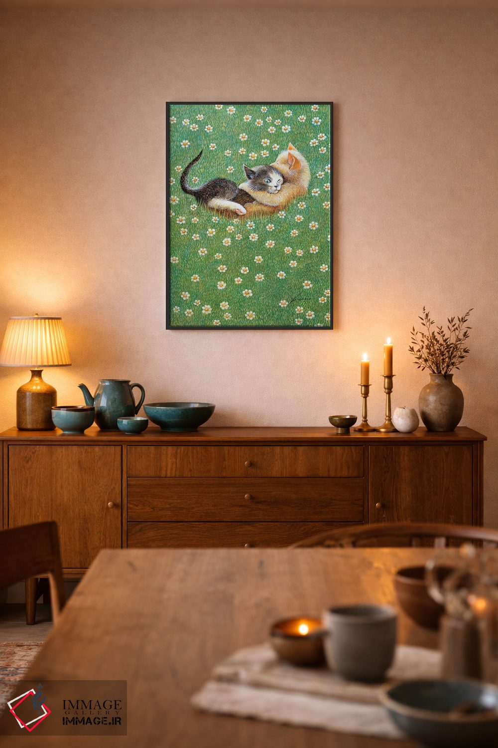 تابلو دکوراتیو جورج و الکسیکس اثر لوول هررو - D6B