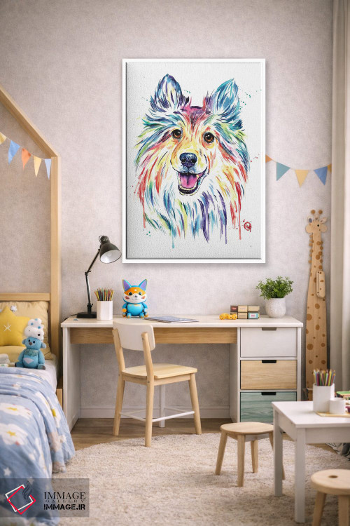 تابلو دکوراتیو شلتی اثر لیزا وایت هاوس - D1W