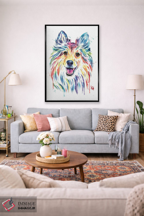 تابلو دکوراتیو شلتی اثر لیزا وایت هاوس - D2B