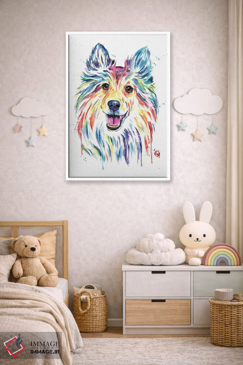 تابلو دکوراتیو شلتی اثر لیزا وایت هاوس - D3W