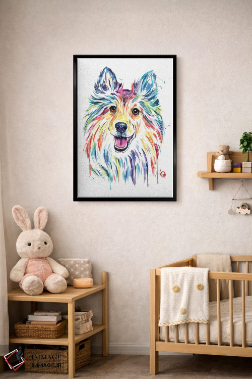 تابلو دکوراتیو شلتی اثر لیزا وایت هاوس - D4B