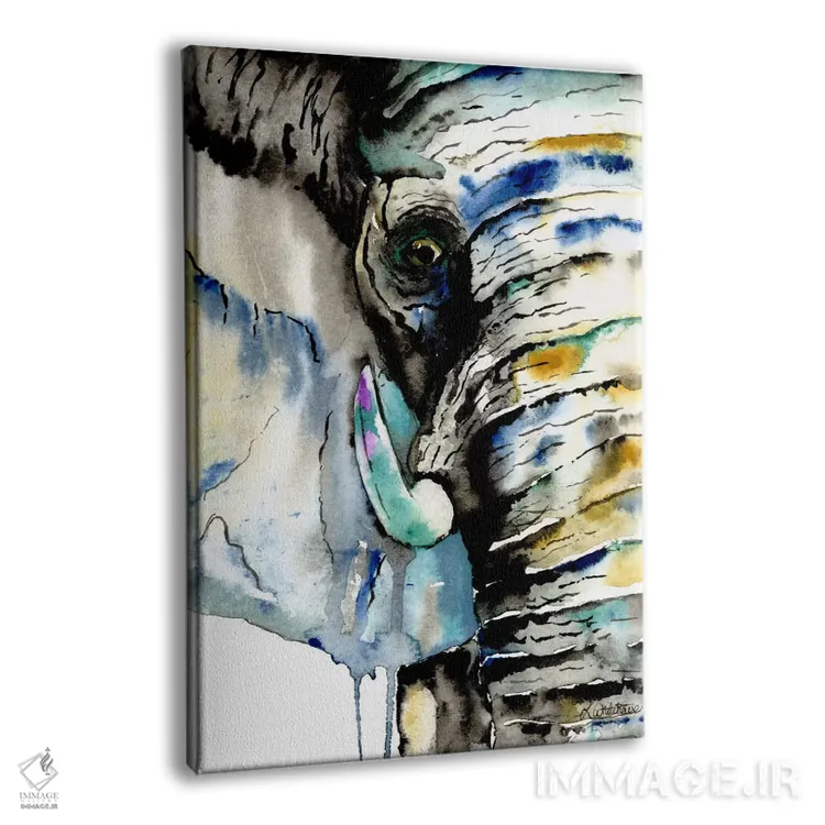 تابلو دکوراتیو فیل اثر لیزا وایت هاوس - نمای پرسپکتیو محصول