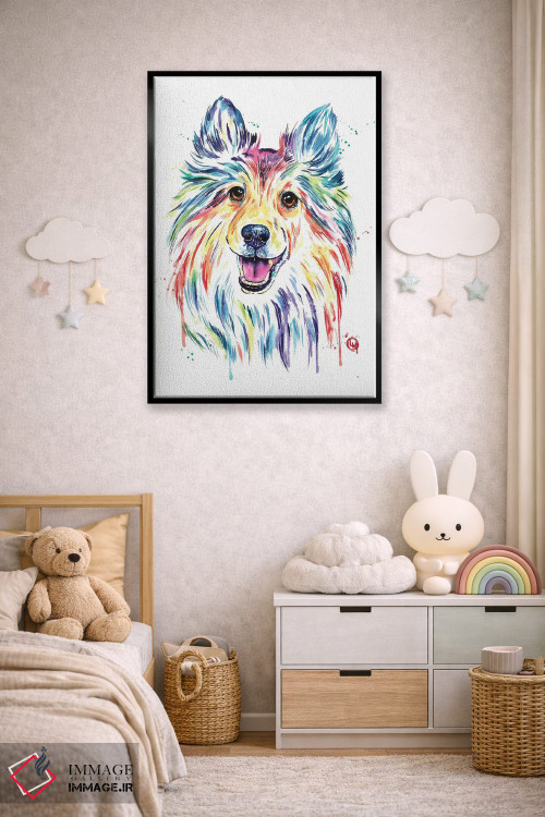 تابلو دکوراتیو شلتی اثر لیزا وایت هاوس - D5B