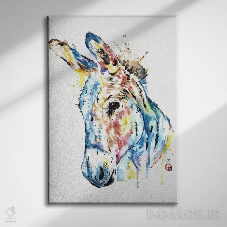 تابلو مدرن الاغ اثر لیزا وایت هاوس - نمای روبهرو روی دیوار