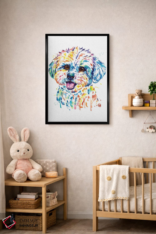 تابلو مدرن بیشون اثر لیزا وایت هاوس - D5B