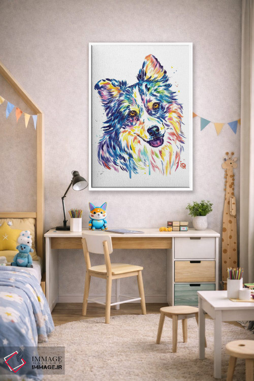 تابلو مدرن شپرد استرالیایی اثر لیزا وایت هاوس - D1W