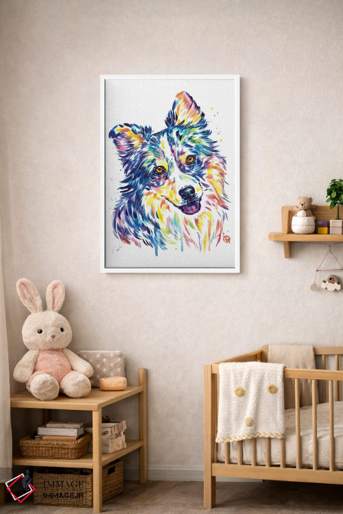 تابلو مدرن شپرد استرالیایی اثر لیزا وایت هاوس - D2W