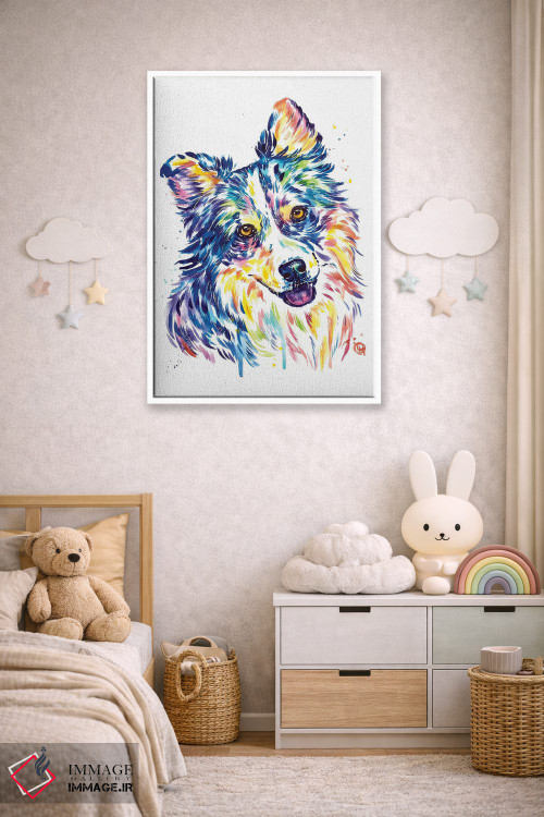 تابلو مدرن شپرد استرالیایی اثر لیزا وایت هاوس - D3W