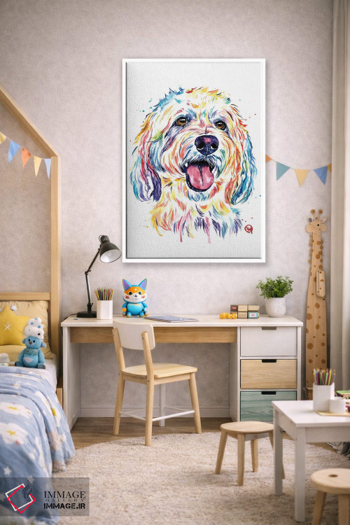 تابلو مدرن گلدندودل اثر لیزا وایت هاوس - D1W