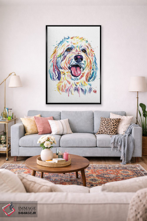 تابلو مدرن گلدندودل اثر لیزا وایت هاوس - D2B