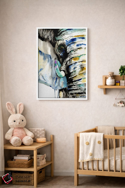 تابلو دکوراتیو فیل اثر لیزا وایت هاوس - D3W